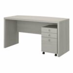 Ebern Designs Devens Office Set Color_ Gray Sand