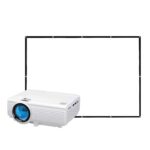 RCA 1080p LCD Home Theater Projector w_ 100_ Fold up Screen Streaming Ready