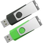 Topesel 64gb Flash Drive 2 Pack Thumb Drive Zip Drive USB 2_0 Memory Stick with Keychain, Size_64G, Multicolor